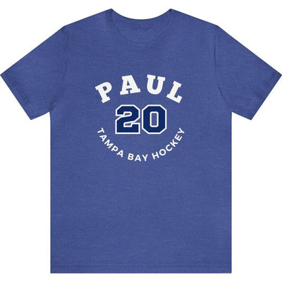 Paul 20 Tampa Bay Hockey Number Arch Design Unisex T-Shirt