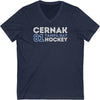 Cernak 81 Tampa Bay Hockey Grafitti Wall Design Unisex V-Neck Tee