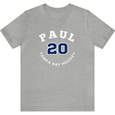 Paul 20 Tampa Bay Hockey Number Arch Design Unisex T-Shirt