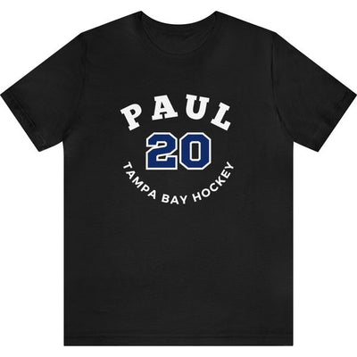 Paul 20 Tampa Bay Hockey Number Arch Design Unisex T-Shirt