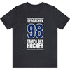 Sergachev 98 Tampa Bay Hockey Blue Vertical Design Unisex T-Shirt