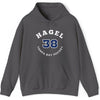 Hagel 38 Tampa Bay Hockey Number Arch Design Unisex Hooded Sweatshirt