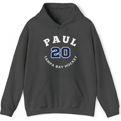 Paul 20 Tampa Bay Hockey Number Arch Design Unisex Hooded Sweatshirt