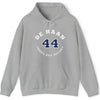 de Haan 44 Tampa Bay Hockey Number Arch Design Unisex Hooded Sweatshirt