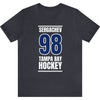 Sergachev 98 Tampa Bay Hockey Blue Vertical Design Unisex T-Shirt