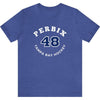 Perbix 48 Tampa Bay Hockey Number Arch Design Unisex T-Shirt