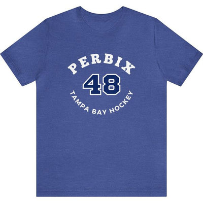 Perbix 48 Tampa Bay Hockey Number Arch Design Unisex T-Shirt