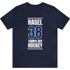 Hagel 38 Tampa Bay Hockey Blue Vertical Design Unisex T-Shirt