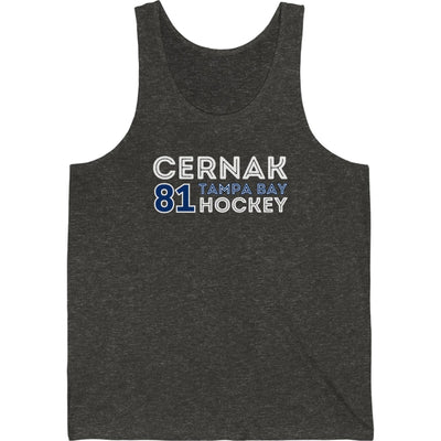 Cernak 81 Tampa Bay Hockey Grafitti Wall Design Unisex Jersey Tank Top