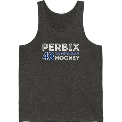 Perbix 48 Tampa Bay Hockey Grafitti Wall Design Unisex Jersey Tank Top