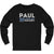 Paul 20 Tampa Bay Hockey Grafitti Wall Design Unisex Jersey Long Sleeve Shirt