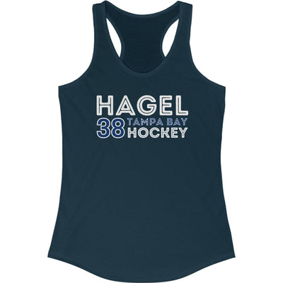 Hagel 38 Tampa Bay Hockey Grafitti Wall Design Women's Ideal Racerback Tank Top