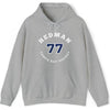 Hedman 77 Tampa Bay Hockey Number Arch Design Unisex Hooded Sweatshirt