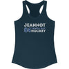 Jeannot 84 Tampa Hockey Grafitti Wall Design Women's Ideal Racerback Tank Top