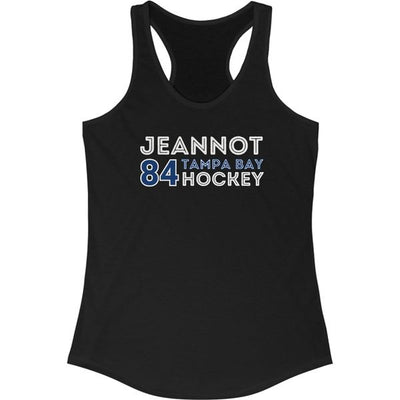 Jeannot 84 Tampa Hockey Grafitti Wall Design Women's Ideal Racerback Tank Top