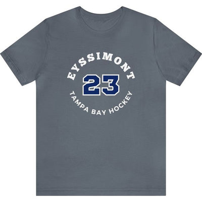 Eyssimont 23 Tampa Bay Hockey Number Arch Design Unisex T-Shirt