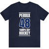 Perbix 48 Tampa Bay Hockey Blue Vertical Design Unisex T-Shirt