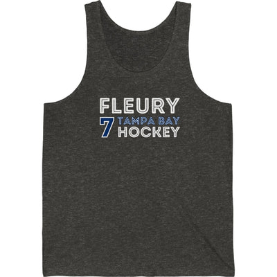 Fleury 7 Tampa Bay Hockey Grafitti Wall Design Unisex Jersey Tank Top