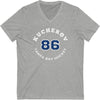 Kucherov 86 Tampa Bay Hockey Number Arch Design Unisex V-Neck Tee