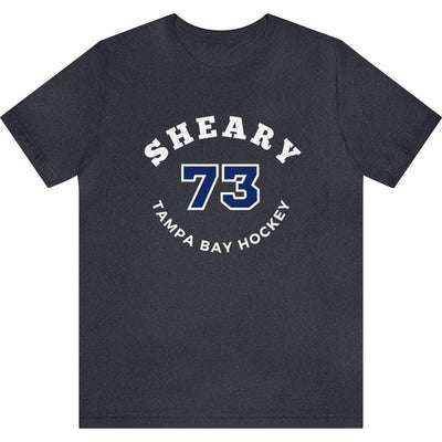 Sheary 73 Tampa Bay Hockey Number Arch Design Unisex T-Shirt