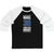 Hagel 38 Tampa Bay Hockey Blue Vertical Design Unisex Tri-Blend 3/4 Sleeve Raglan Baseball Shirt