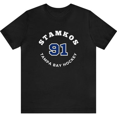 Stamkos 91 Tampa Bay Hockey Number Arch Design Unisex T-Shirt