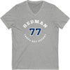 Hedman 77 Tampa Bay Hockey Number Arch Design Unisex V-Neck Tee