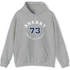 Sheary 73 Tampa Bay Hockey Number Arch Design Unisex Hooded Sweatshirt