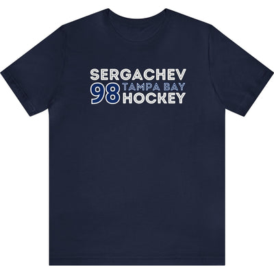 Sergachev 98 Tampa Bay Hockey Grafitti Wall Design Unisex T-Shirt