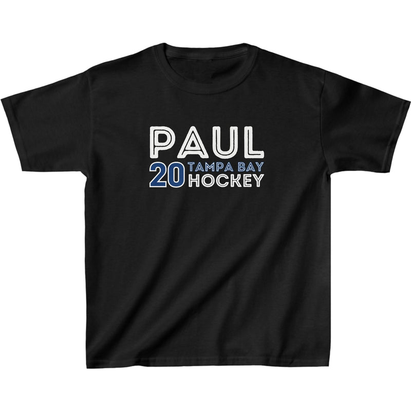 Paul 20 Tampa Bay Hockey Grafitti Wall Design Kids Tee