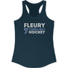 Fleury 7 Tampa Bay Hockey Grafitti Wall Design Women's Ideal Racerback Tank Top