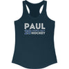 Paul 20 Tampa Bay Hockey Grafitti Wall Design Women's Ideal Racerback Tank Top