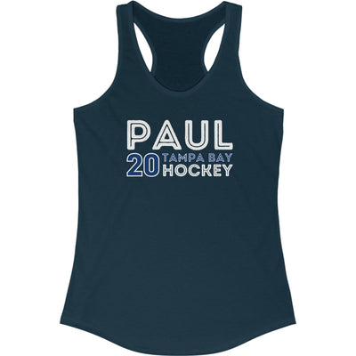 Paul 20 Tampa Bay Hockey Grafitti Wall Design Women's Ideal Racerback Tank Top