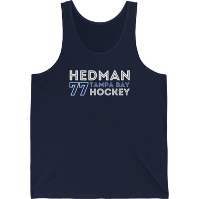 Hedman 77 Tampa Bay Hockey Grafitti Wall Design Unisex Jersey Tank Top