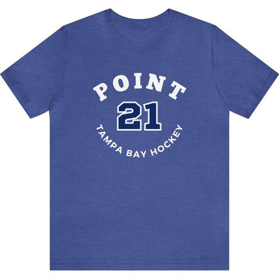 Point 21 Tampa Bay Hockey Number Arch Design Unisex T-Shirt