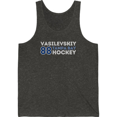 Vasilevskiy 88 Tampa Bay Hockey Grafitti Wall Design Unisex Jersey Tank Top