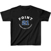 Point 21 Tampa Bay Hockey Number Arch Design Kids Tee