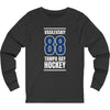 Vasilevskiy 88 Tampa Bay Hockey Blue Vertical Design Unisex Jersey Long Sleeve Shirt