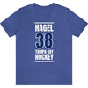 Hagel 38 Tampa Bay Hockey Blue Vertical Design Unisex T-Shirt