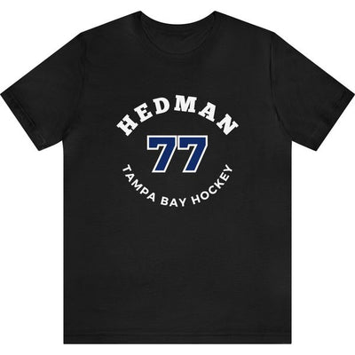 Hedman 77 Tampa Bay Hockey Number Arch Design Unisex T-Shirt