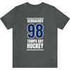 Sergachev 98 Tampa Bay Hockey Blue Vertical Design Unisex T-Shirt