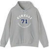 Cirelli 71 Tampa Bay Hockey Number Arch Design Unisex Hooded Sweatshirt