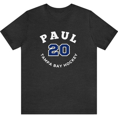 Paul 20 Tampa Bay Hockey Number Arch Design Unisex T-Shirt