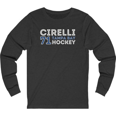 Cirelli 71 Tampa Bay Hockey Grafitti Wall Design Unisex Jersey Long Sleeve Shirt