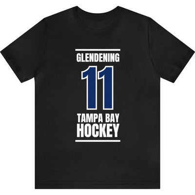 Glendening 11 Tampa Bay Hockey Blue Vertical Design Unisex T-Shirt