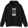 Jeannot 84 Tampa Bay Hockey Blue Vertical Design Unisex Hooded Sweatshirt