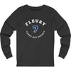 Fleury 7 Tampa Bay Hockey Number Arch Design Unisex Jersey Long Sleeve Shirt