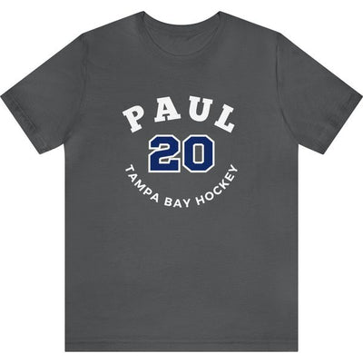 Paul 20 Tampa Bay Hockey Number Arch Design Unisex T-Shirt