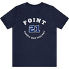 Point 21 Tampa Bay Hockey Number Arch Design Unisex T-Shirt