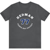 Hedman 77 Tampa Bay Hockey Number Arch Design Unisex T-Shirt